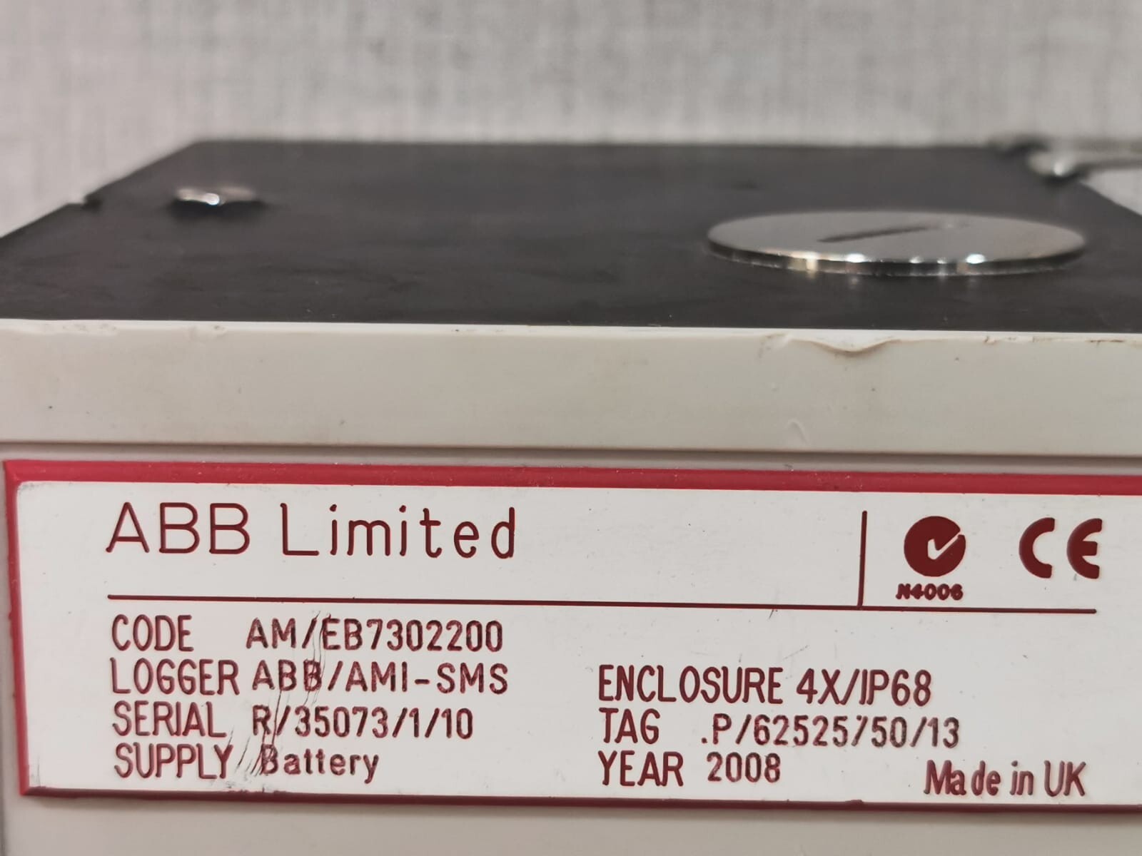 ABB EB7302200 ABB AquaMaster S / AM/EB7302200 ELECTROMAGNTIC FLOWMETER-DAMAGED ON THE SCREEN 3