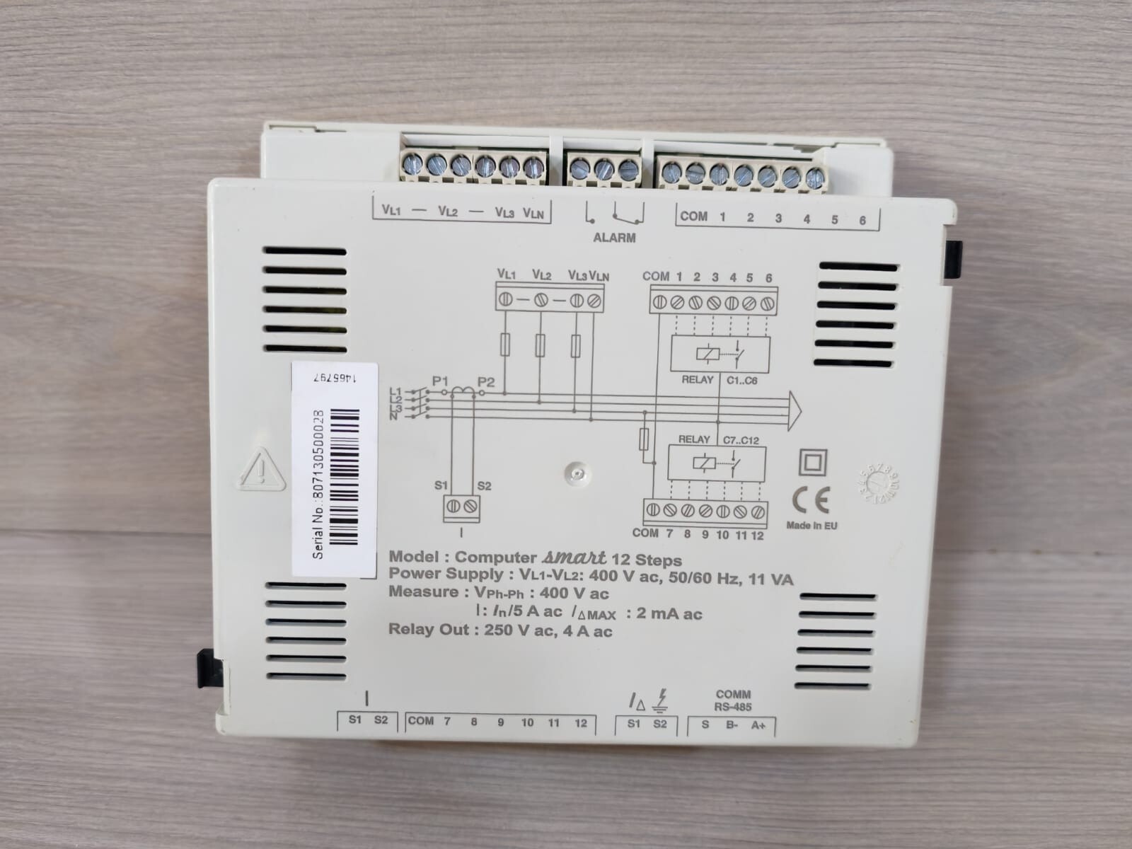 Circutor R10842 Circutor Automatic power factor regulators: Computer Max 12 Code: R10842 5