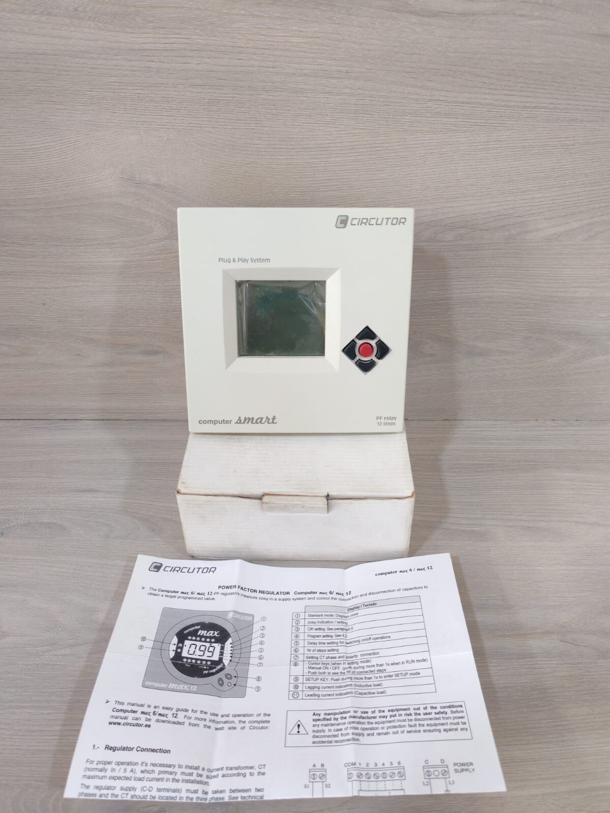 Circutor Automatic power factor regulators: Computer Max 12 Code: R10842