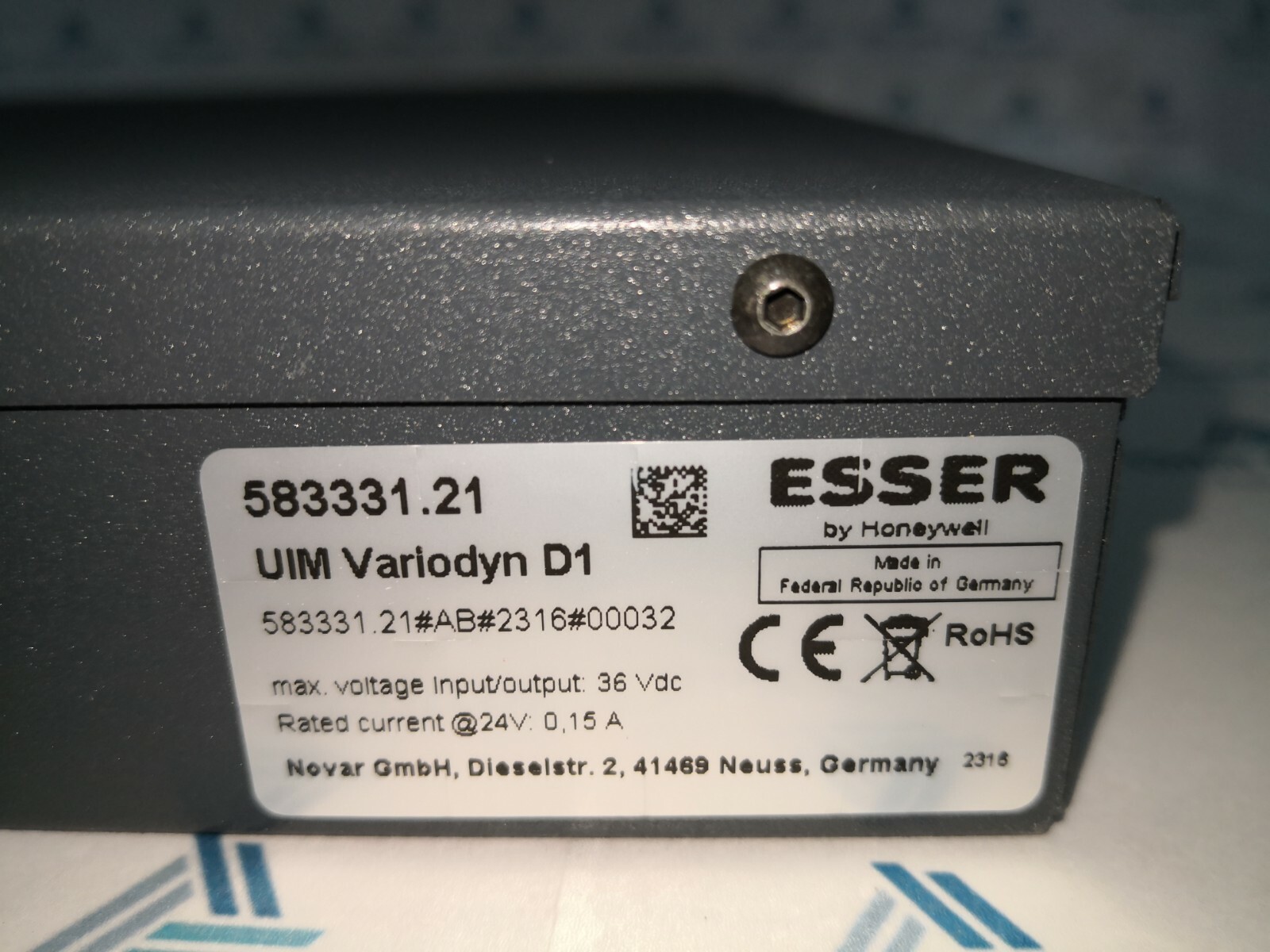 Honeywell UIM-VARLODYN-D1 ESSER by Honeywell UIM Variodyn D1 Interface Module 583331.21 SBD SYSTEM 3