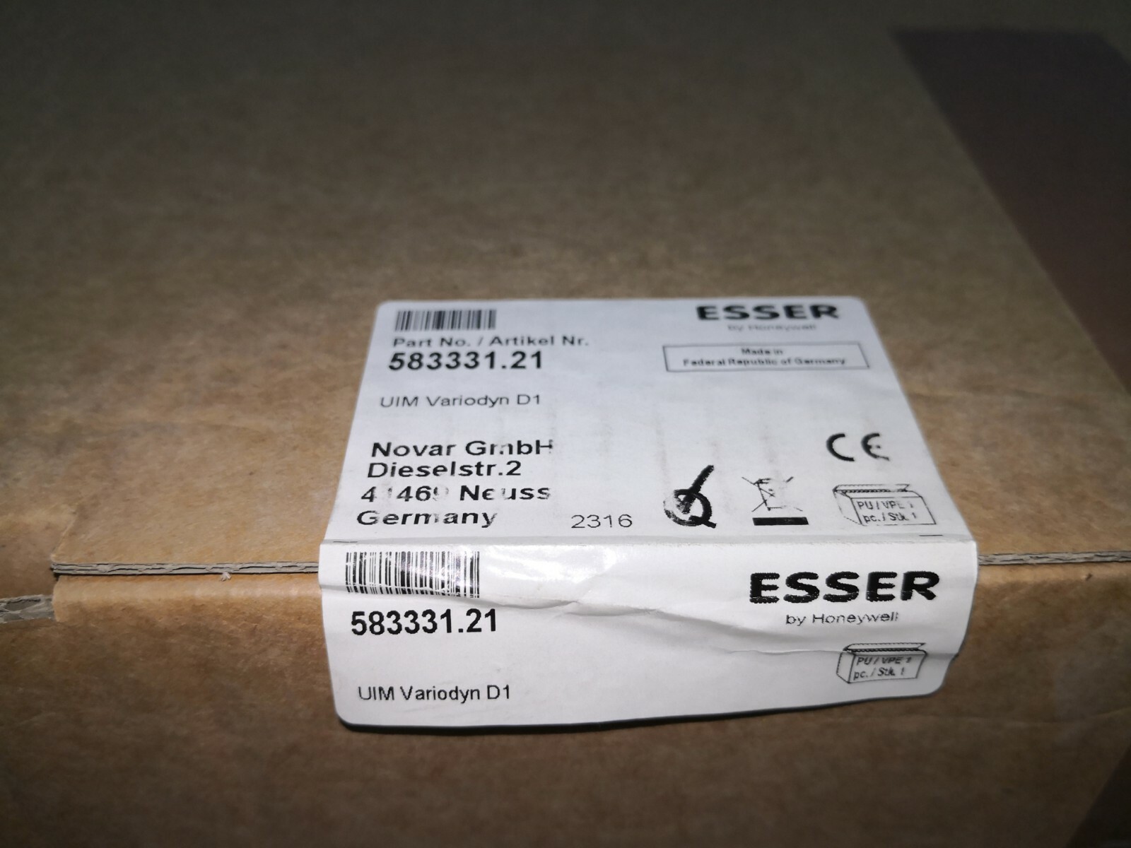 Honeywell UIM-VARLODYN-D1 ESSER by Honeywell UIM Variodyn D1 Interface Module 583331.21 SBD SYSTEM 6