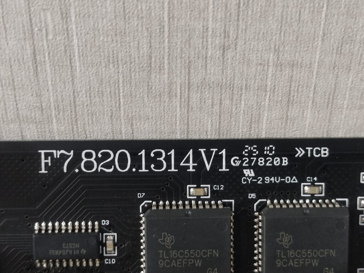 TCB F7.820.1314V1 TCB / F7.820.1314V1 CONTROL BOARD 3