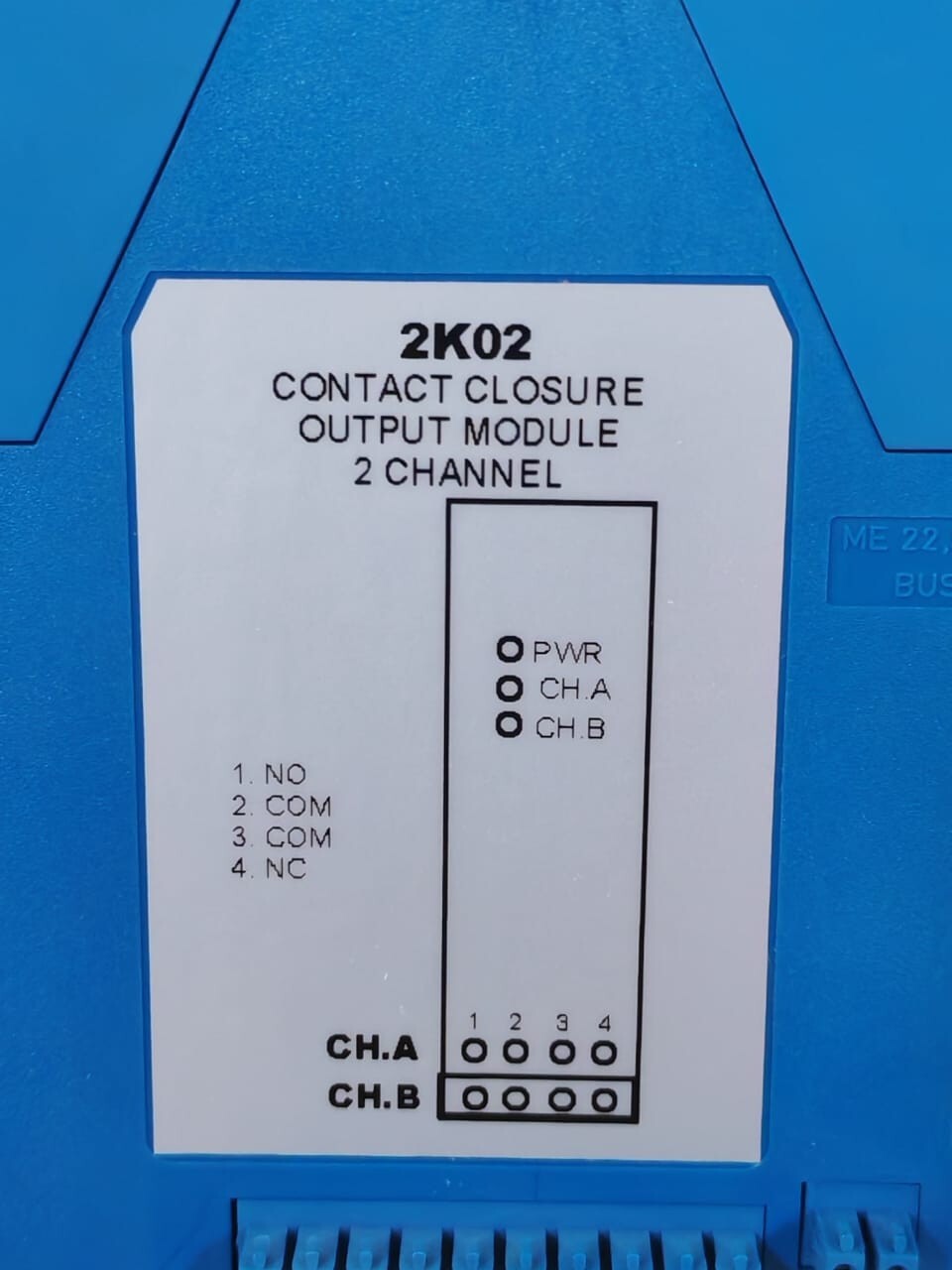 Weed Instrument 2000 2K02 WEED INSTRUMENT EOTEC 2000 MULTI-CHANNEL CONTACT CLOSURE INPUT MODULE 2K02 3