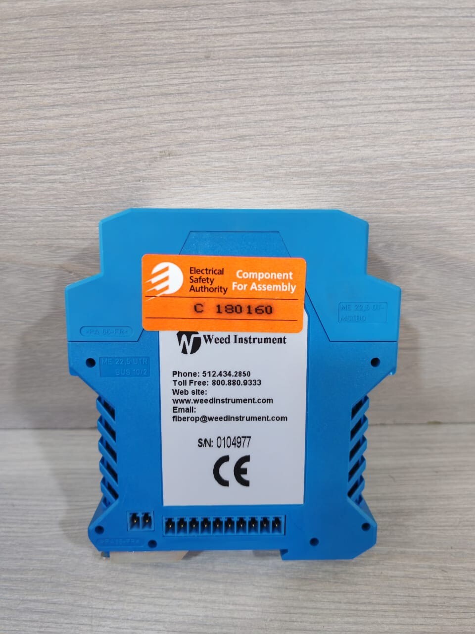 Weed Instrument 2000 2K02 WEED INSTRUMENT EOTEC 2000 MULTI-CHANNEL CONTACT CLOSURE INPUT MODULE 2K02 5