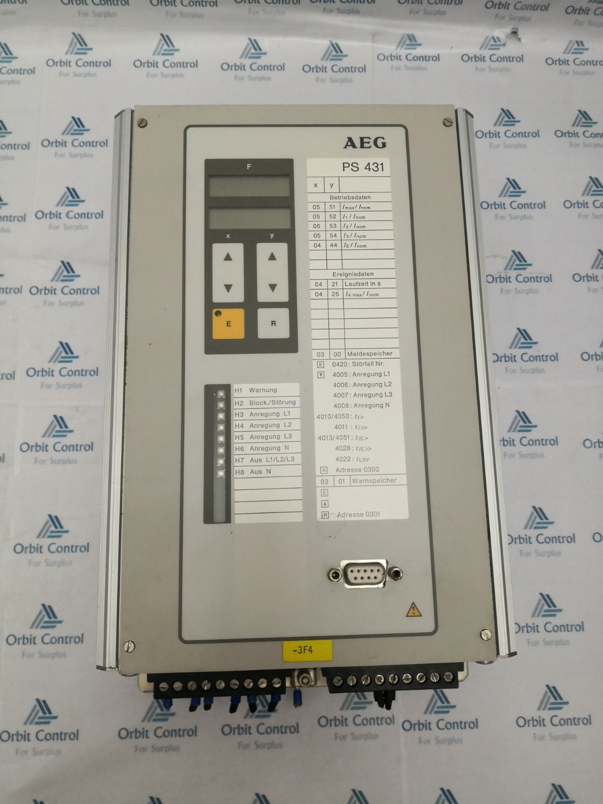 AEG P 89431-0-1123310-302-401-602-703 AEG PS 431 PS431 / P 89431-0-1123310-302-401-602-703 Time-Overcurrent Protection 3