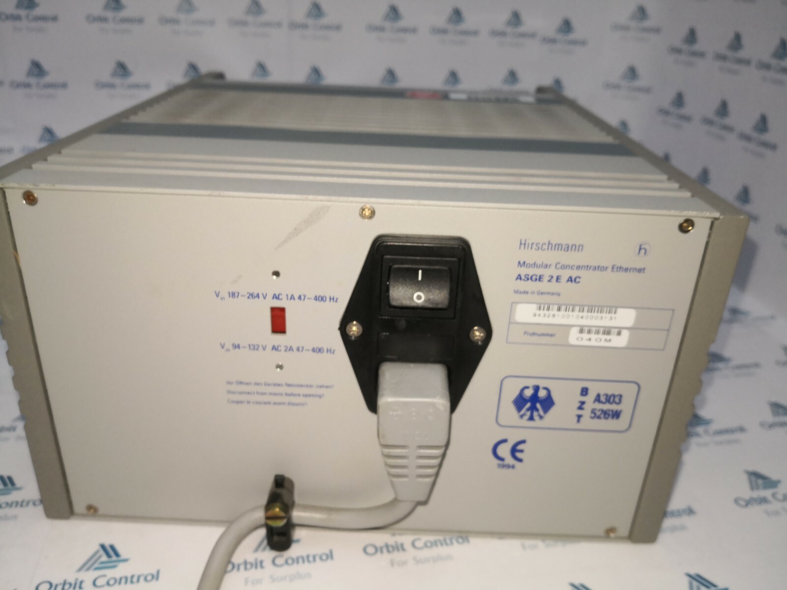 Hirschmann ASGE-2-E-AC HIRSCHMANN MODULAR CONCENTRATOR ETHERNET ASGE-2-E-AC / ASGE 2 E AC 5