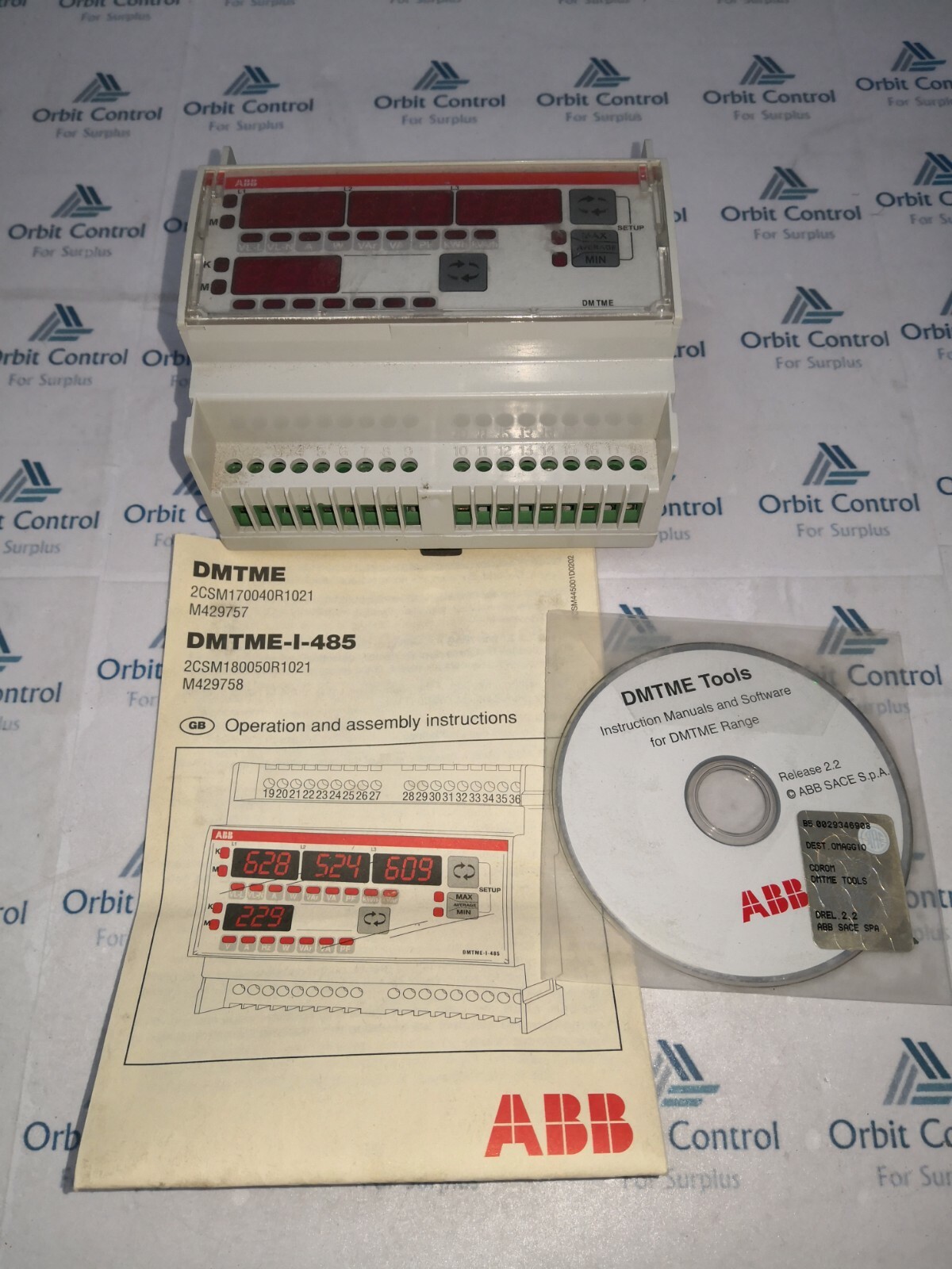 ABB M429758 ABB DMTME 2CSM170040R1021 Multimeter Modular M429758 2