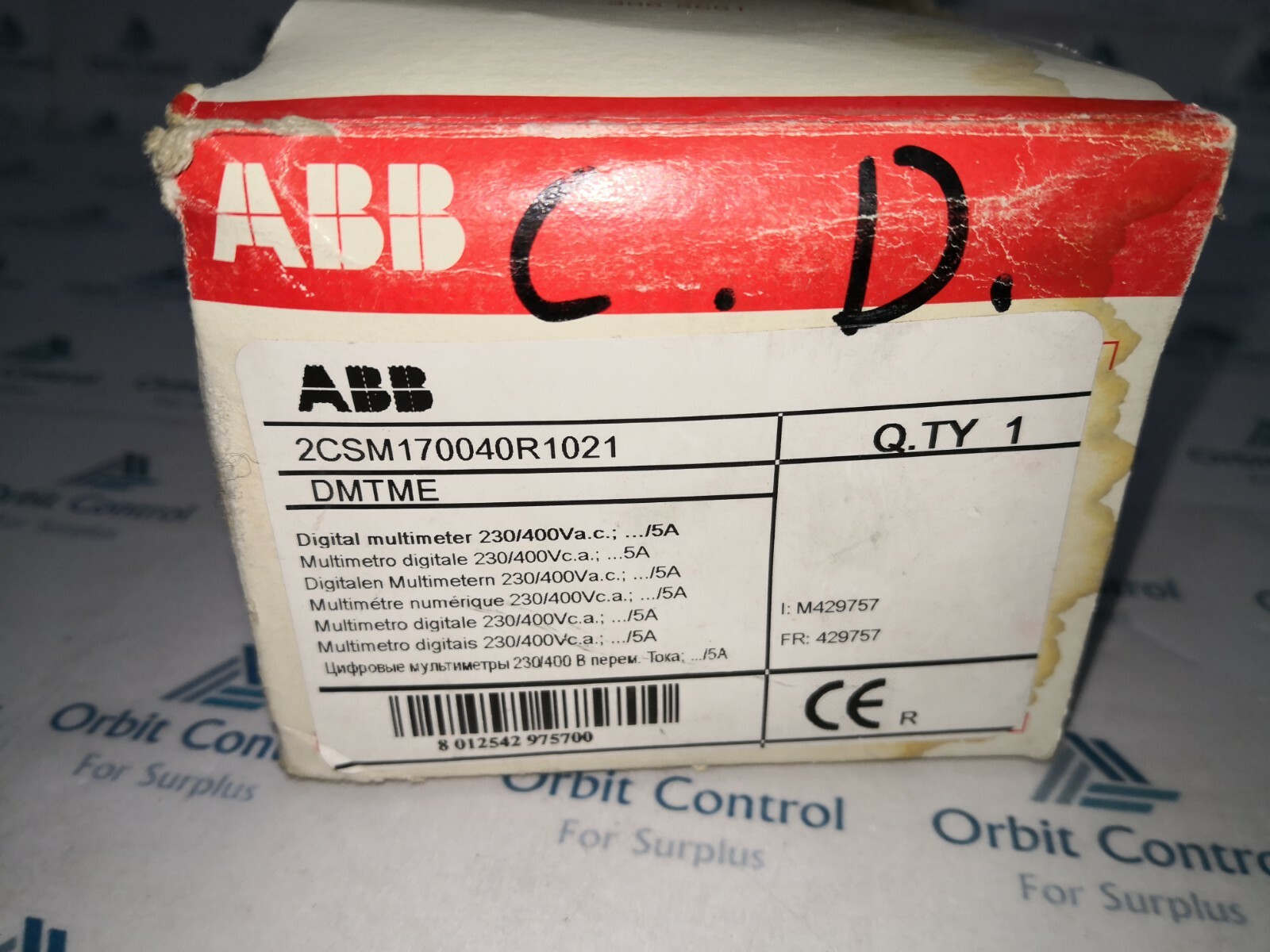 ABB M429758 ABB DMTME 2CSM170040R1021 Multimeter Modular M429758 4