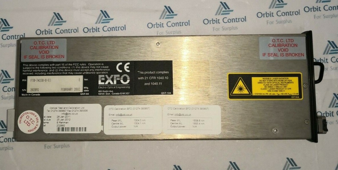 EXFO FTB-7423B-B-EI EXFO - FTB-7423B-B-EI SM OTDR module 5