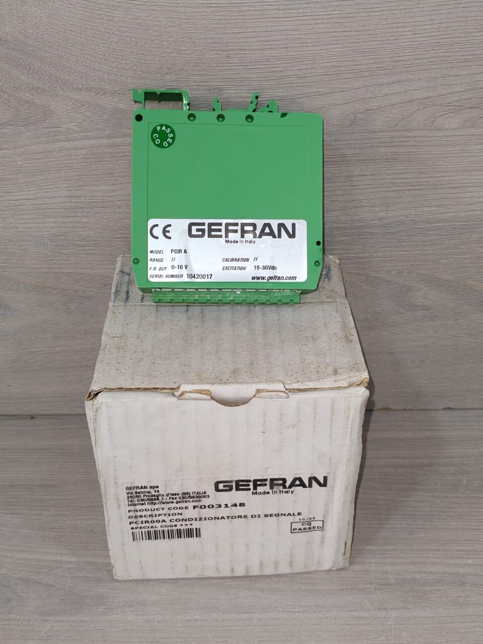GEFRAN PCIR00A SIGNAL CONDITIONER PCIR A
