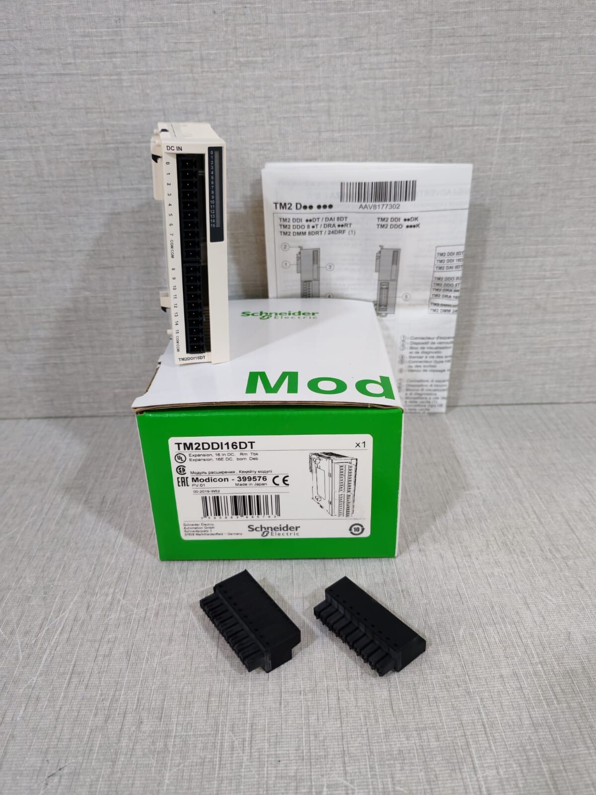SCHNEIDER ELECTRIC TM2DDI16DT I/O EXPANSION MODULE MODICON 399576