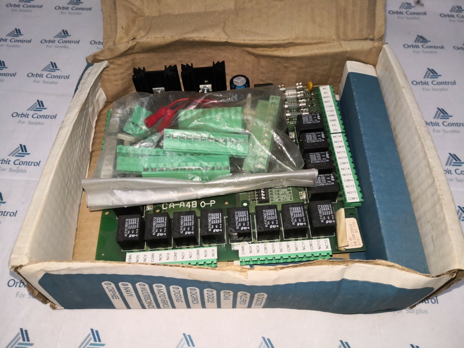 Multitechnologies CA-A480-ANB Multitechnologies CDV 1 / CA-A480-ANB / 16-Floor Elevator Controller CA-A48 0-P 10