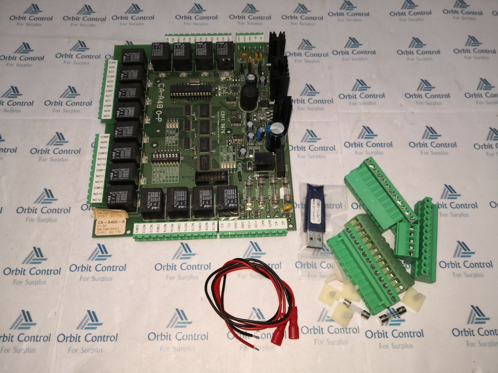 Multitechnologies CDV 1 / CA-A480-ANB / 16-Floor Elevator Controller CA-A48 0-P