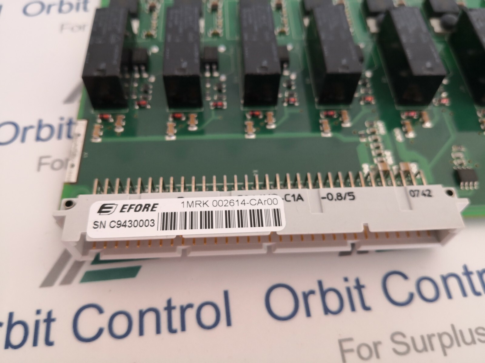 EFORE 1MRK 002614-CAR00 ABB 1MRK 002614-CAR00 1MRK002614CAR00 EFORE PCB_00424_C 2