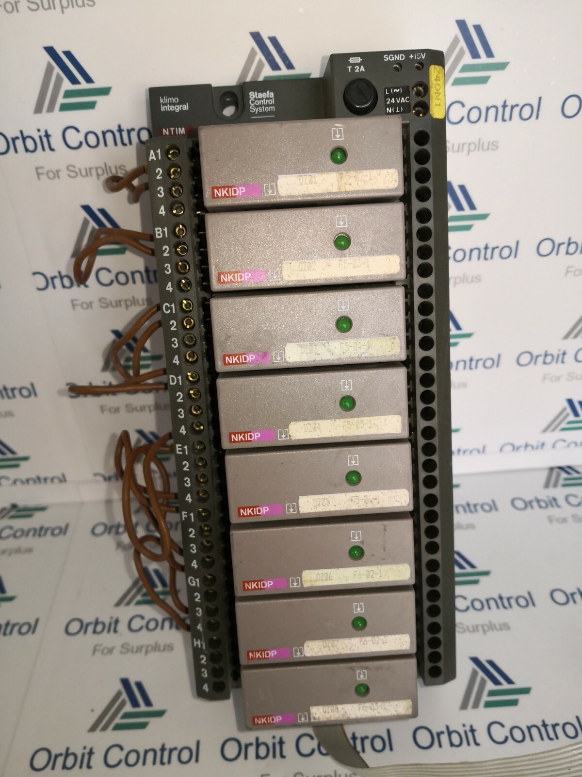 Siemens STAEFA-CONTROL-SYSTEM STAEFA CONTROL SYSTEM NTIM TEMPERATURE CONTROL W/ 7 MODULES--SA 2