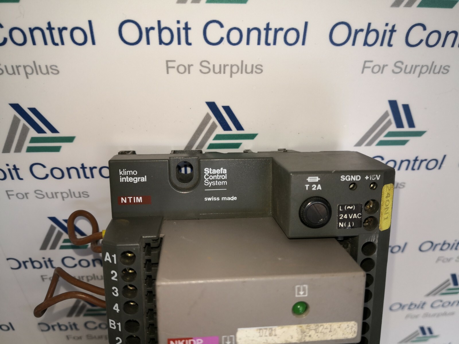 Siemens STAEFA-CONTROL-SYSTEM STAEFA CONTROL SYSTEM NTIM TEMPERATURE CONTROL W/ 7 MODULES--SA 3