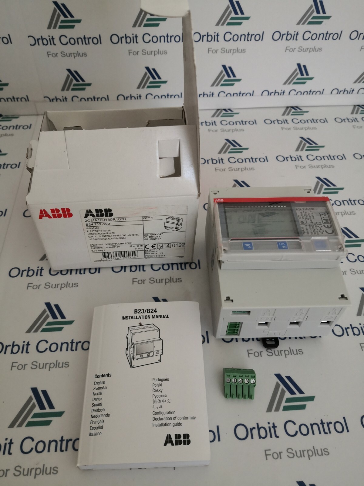 ABB 2CMA100180R1000 ABB 2CMA100180R1000 B24 212-100 Electricity Meter 2
