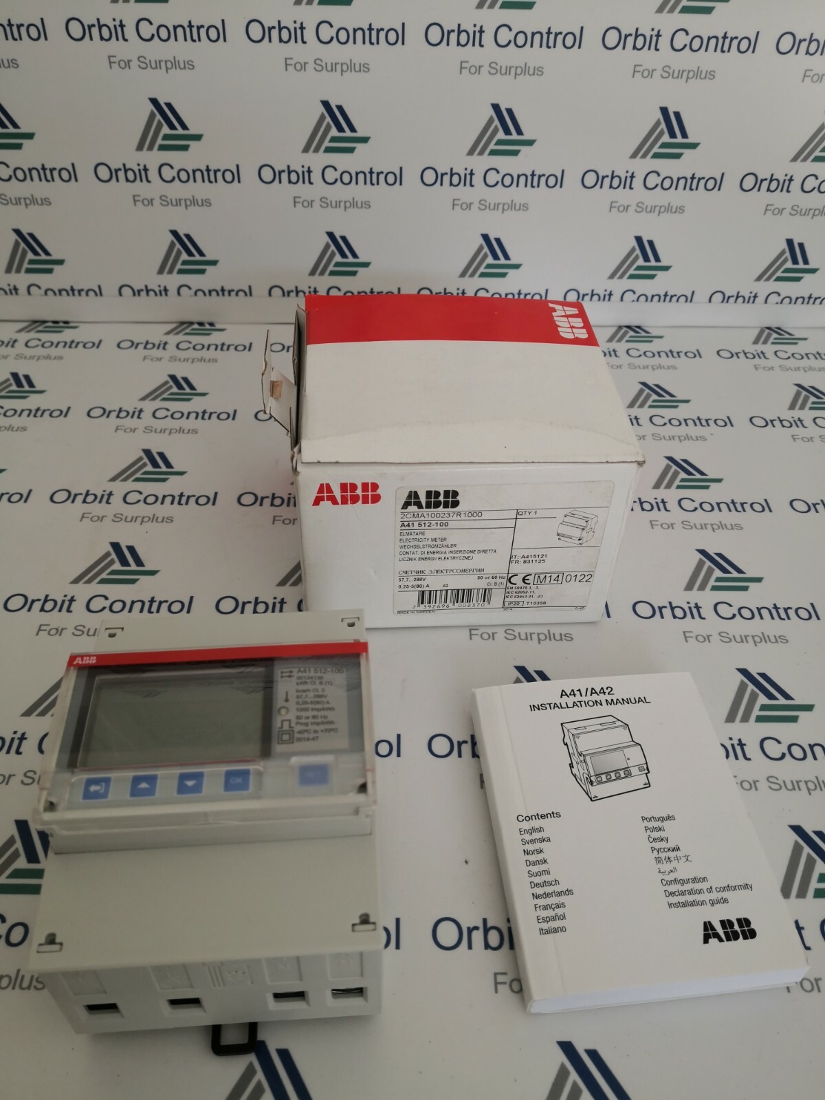 ABB 2CMA100237R1000 ABB 2CMA100237R1000 A41 512-100 Active energy Cl. B 3