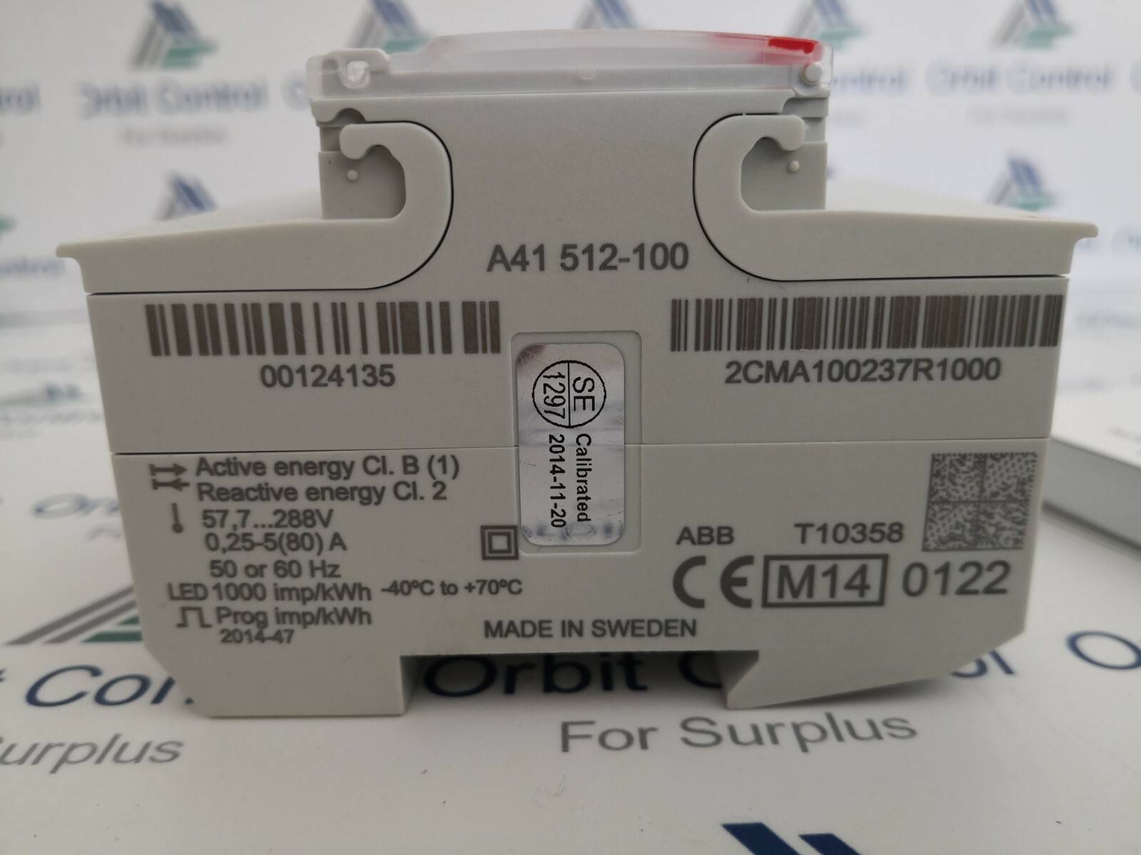 ABB 2CMA100237R1000 ABB 2CMA100237R1000 A41 512-100 Active energy Cl. B 4