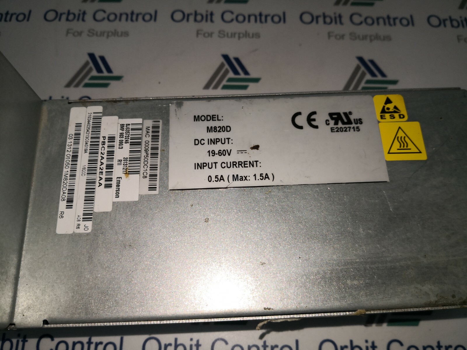 Emerson M820D Emerson M820D Controller module Monitoring Module 3