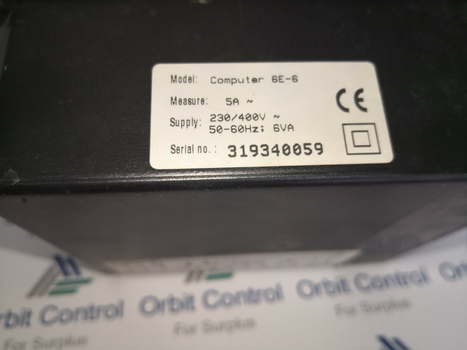 Circutor 6E-6 Circutor Computer 6E-6 Power Factor Regulator 230/400VAC - 6A 3