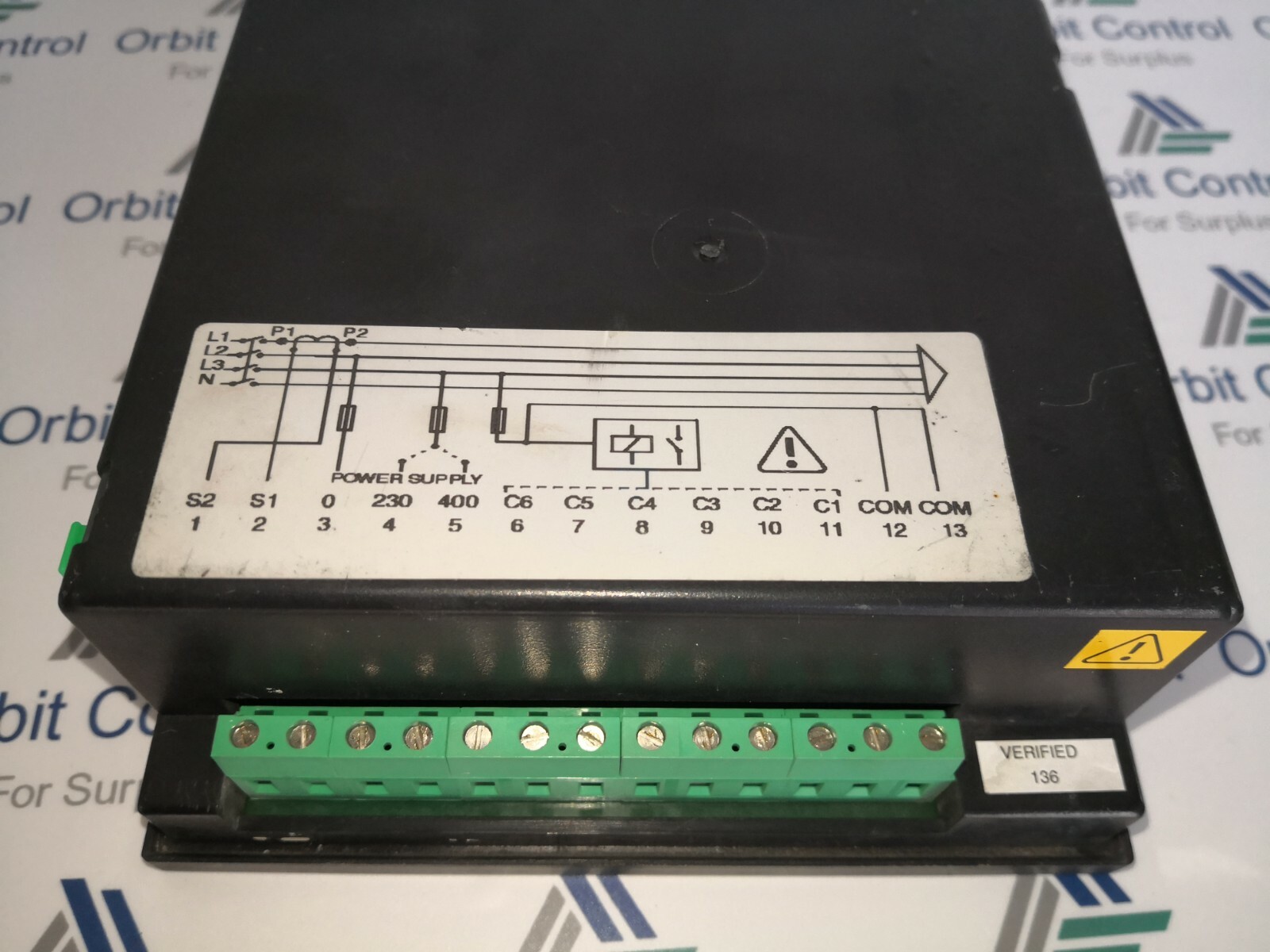 Circutor 6E-6 Circutor Computer 6E-6 Power Factor Regulator 230/400VAC - 6A 4