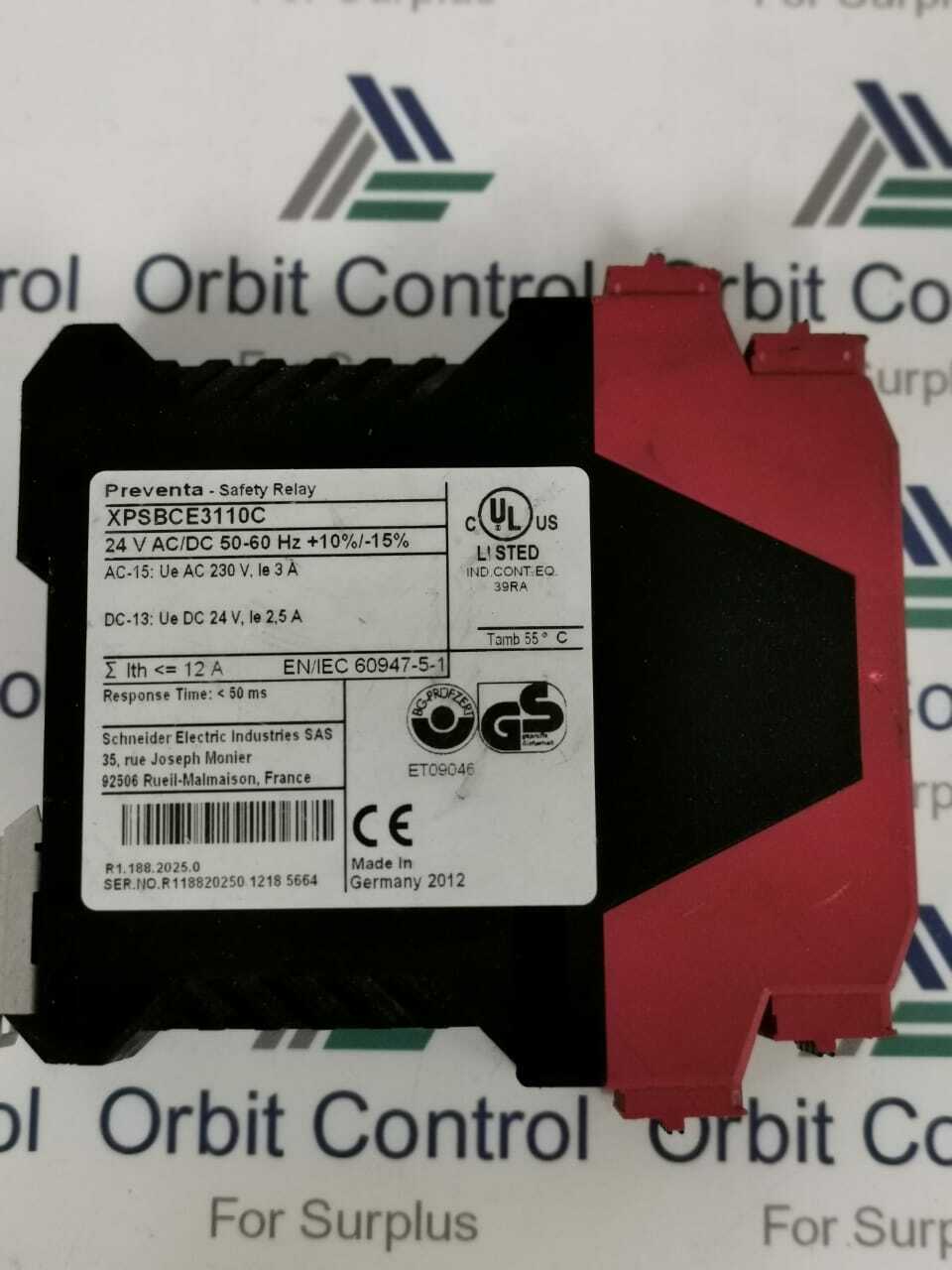Schneider Electric XPSBCE3110C Schneider Electric XPSBCE3110C Preventa Safety Module XPS-BCE 2NO 24V 2