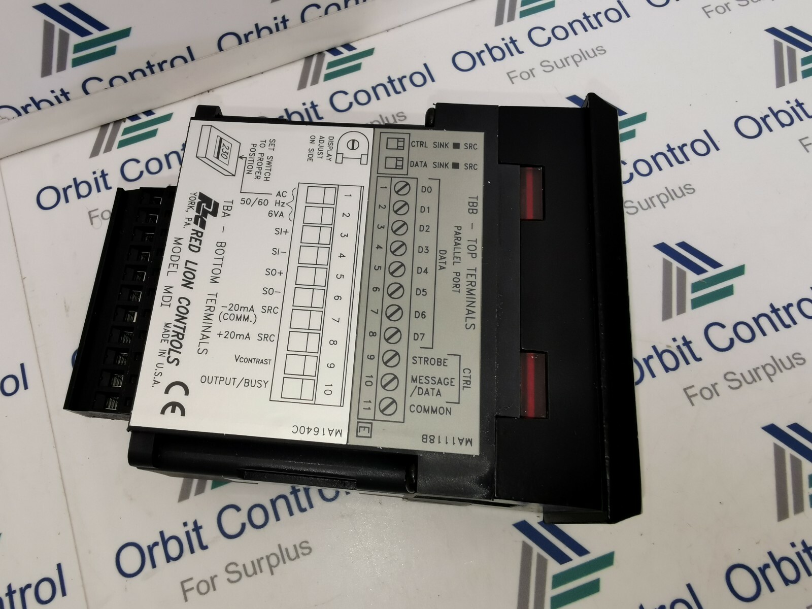 Lion Laboratories MDI1R11A RED LION CONTROLS MDI DIGITAL DISPLAY MDI1R11A 5