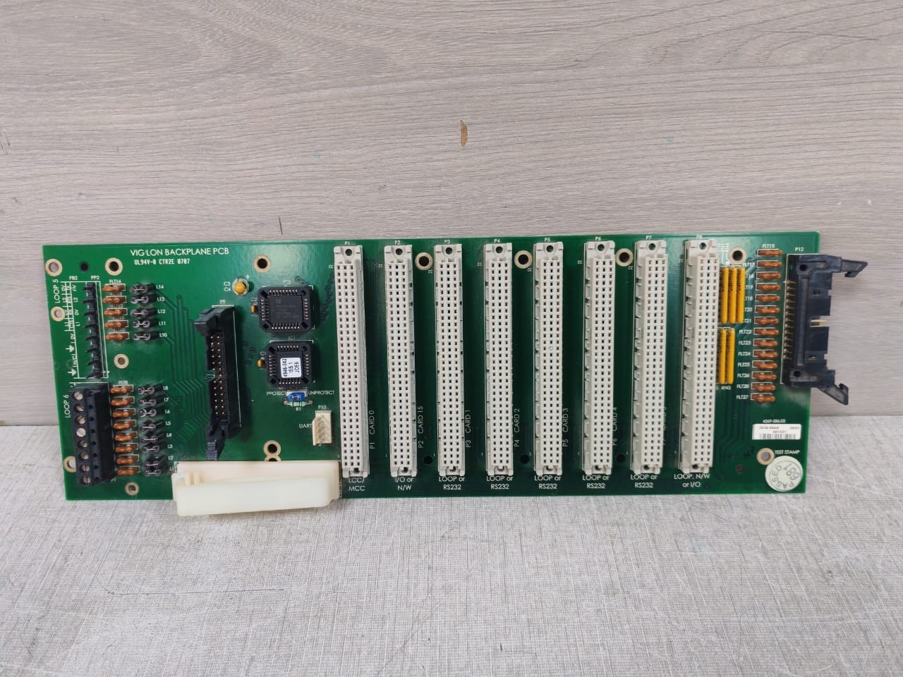 Gent 4269-586.02 Gent Vigilon 4269-586.02 Backplane PCB Board 2434-854A 2