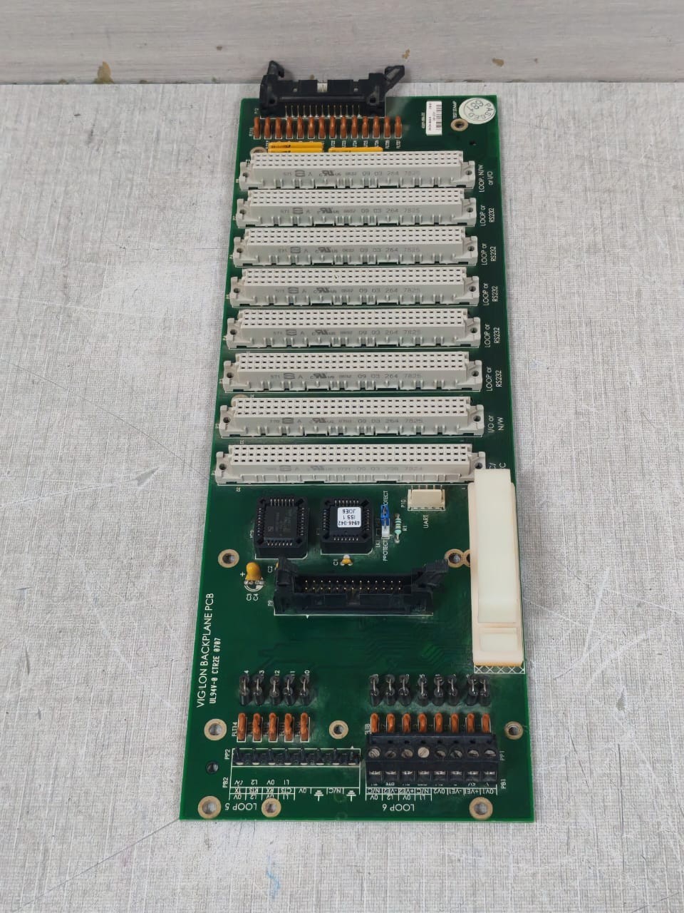 Gent 4269-586.02 Gent Vigilon 4269-586.02 Backplane PCB Board 2434-854A 5