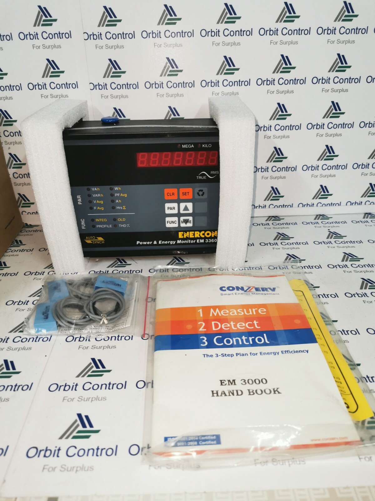 Monitor EM3360 EM 3360 ENERCON POWER & ENERGY MONITOR 6