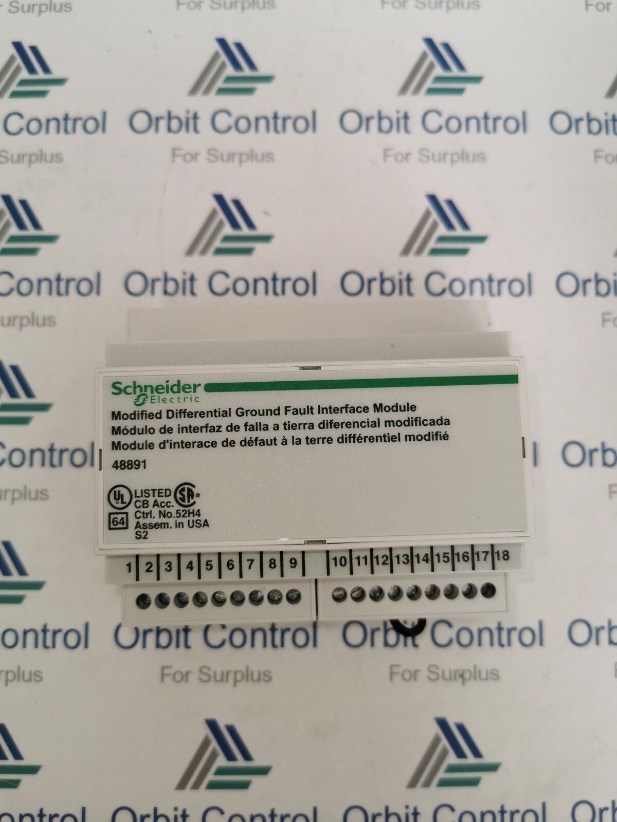 48891 Modified Differential Ground Fault Interface Module /Schneider Electric
