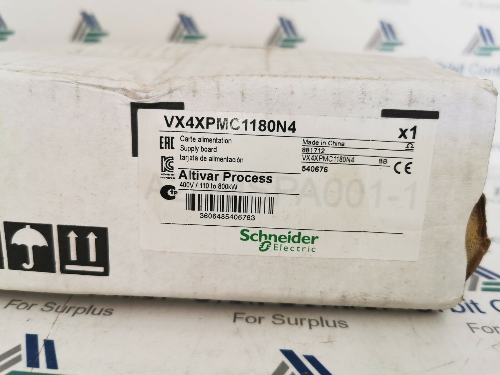 Schneider Electric VX4XPMC1180N4 VX4XPMC1180N4 Schneider Electric EAV97599-01 ATV960 / 110 To 800kw 2