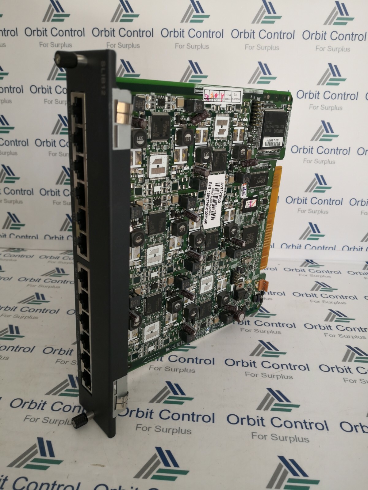 LG-Ericsson MG-SLIB12.STG LG-Ericsson MG-SLIB12.STG / 12 SLT Interface Board / TKSN9105401 4