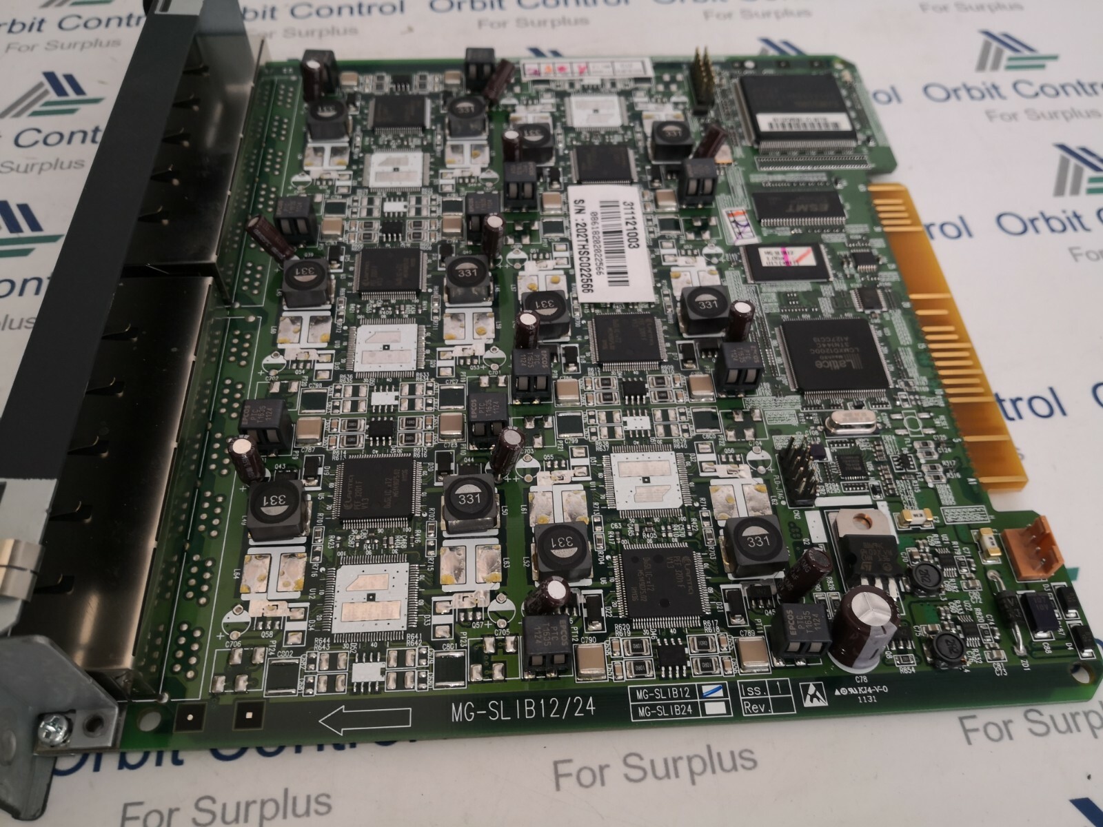 LG-Ericsson MG-SLIB12.STG LG-Ericsson MG-SLIB12.STG / 12 SLT Interface Board / TKSN9105401 8