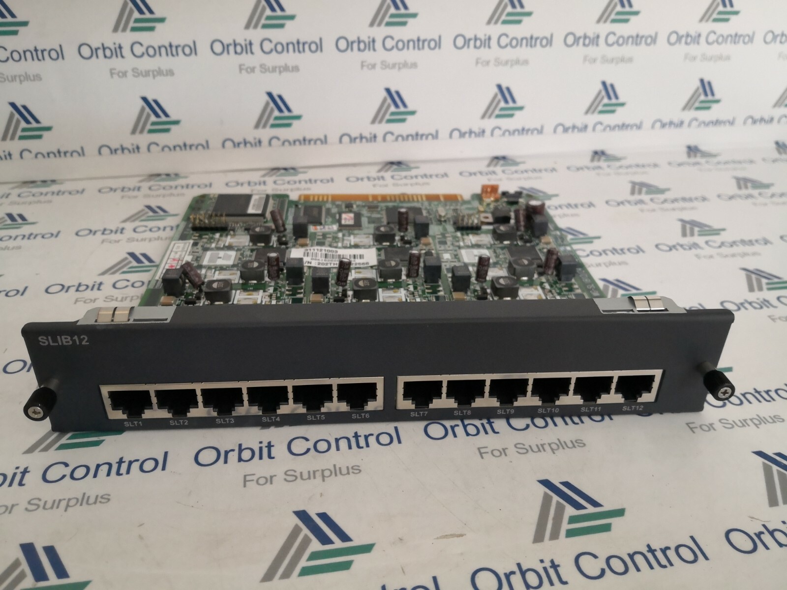 LG-Ericsson MG-SLIB12.STG LG-Ericsson MG-SLIB12.STG / 12 SLT Interface Board / TKSN9105401 9