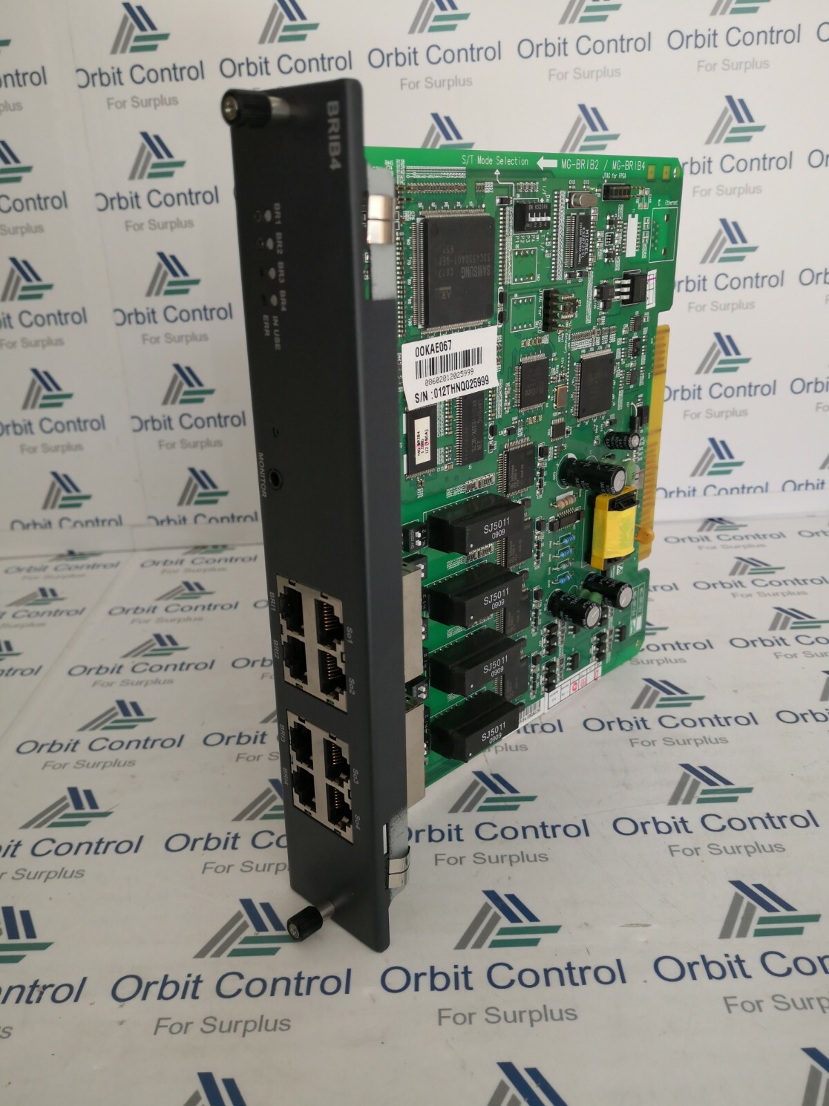 LG-Ericsson MG-BRIB4.STG LG-Ericsson MG-BRIB4.STG / 4 SO/TO Interface Board ( 8CHS ) TKSN9106001 5