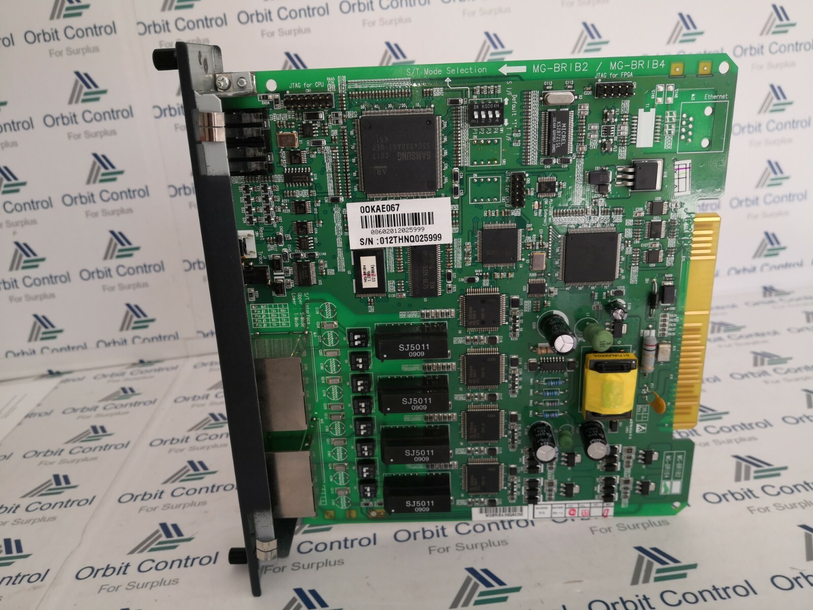 LG-Ericsson MG-BRIB4.STG LG-Ericsson MG-BRIB4.STG / 4 SO/TO Interface Board ( 8CHS ) TKSN9106001 6