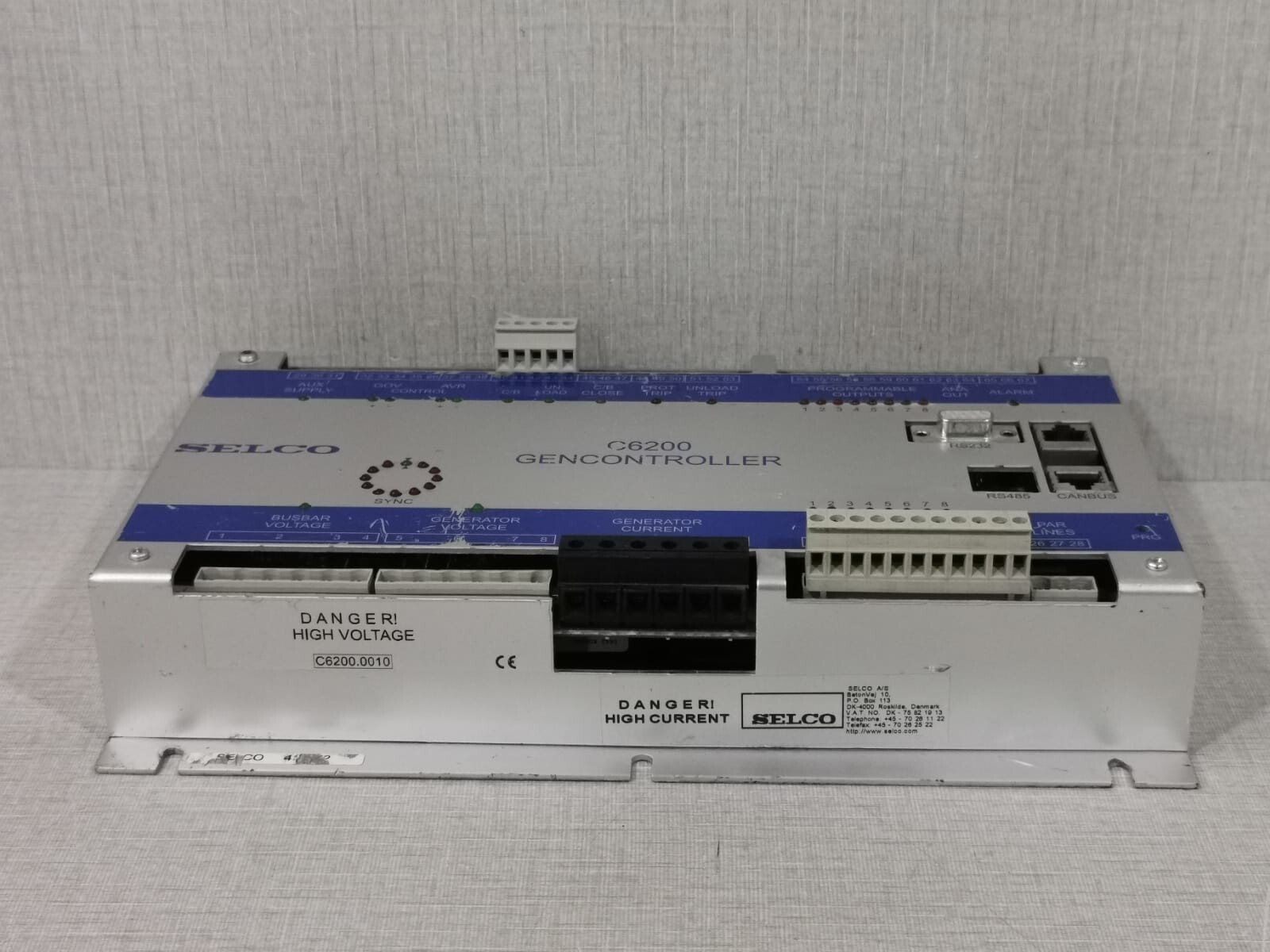 Selco C6200 SELCO C6200 GenController / Generator Controller - 1 To 28 Terminal 5