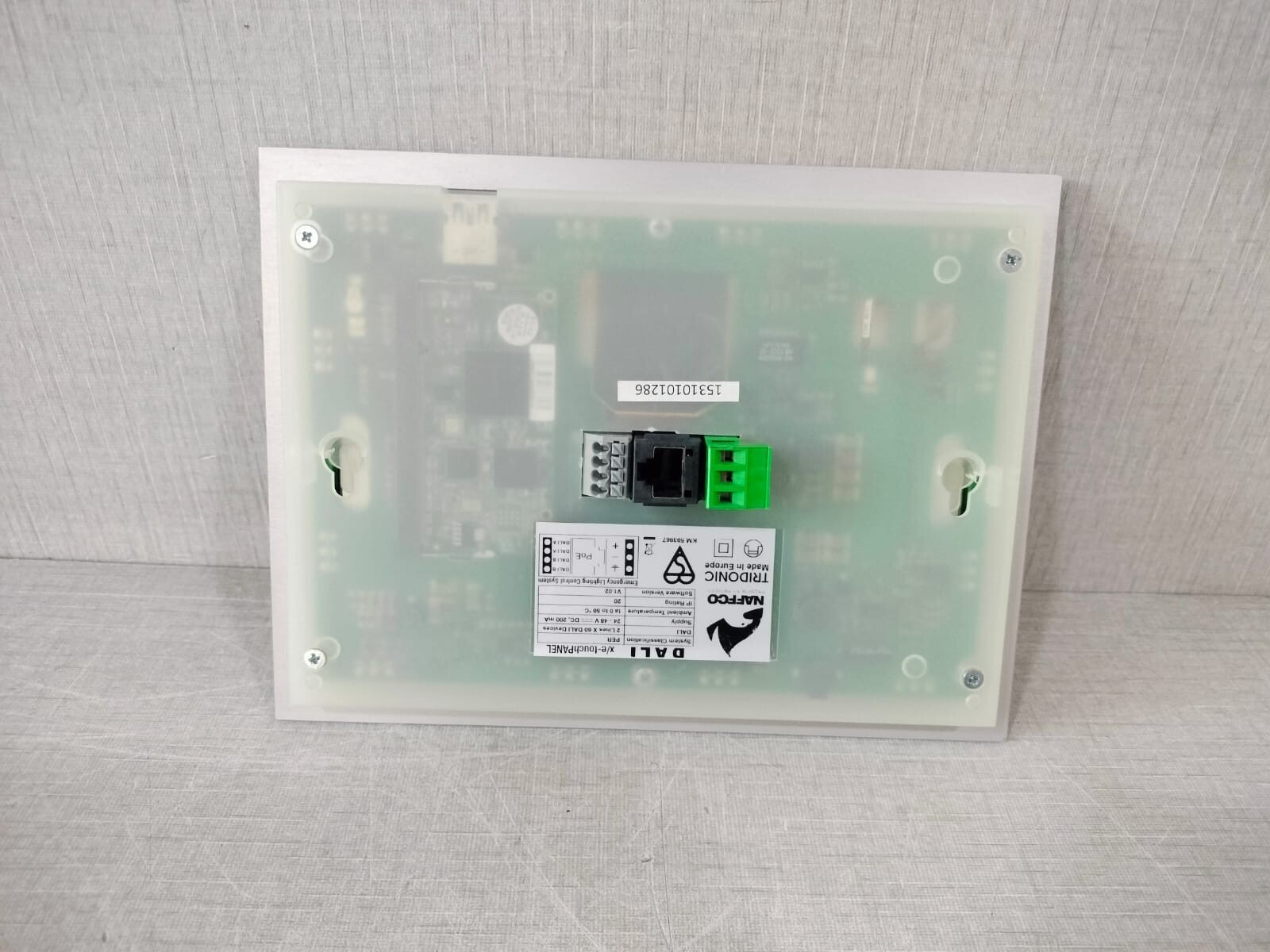 NAFFCO x / e-touchPANEL NAFFCO / TRIDONIC / DALI x / e-touchPANEL 2 Lines X 60 DALI Devices 24-48V DC 7