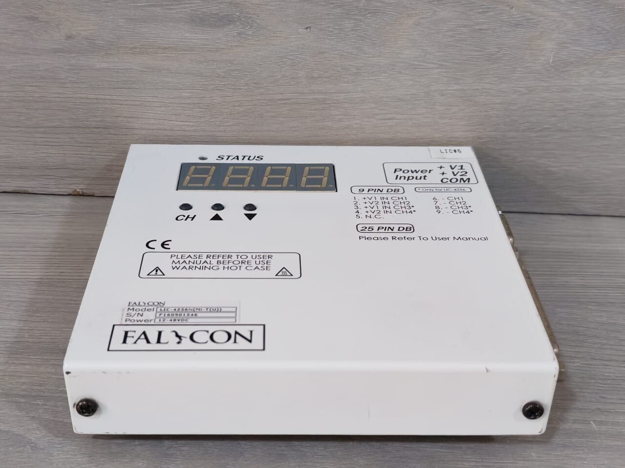 FALCON LIC-4256N ( Mi-T (U) ) FALCON LIC-4256N ( Mi-T (U) ) CAMERA CONTROLLER 12/48 VDC / DB25pin 5