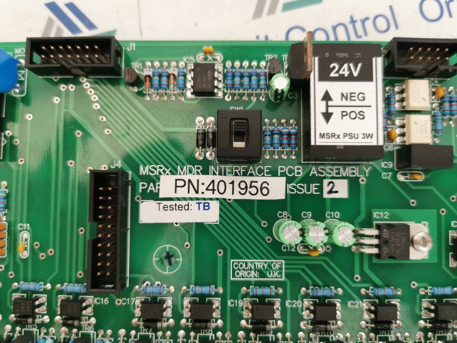 PCB MDC15-04030 MICHA SOLAR, MDC15-04030, MSRX MDR INTERFACE PCB ASSEMBLY, ISSUE 2 3