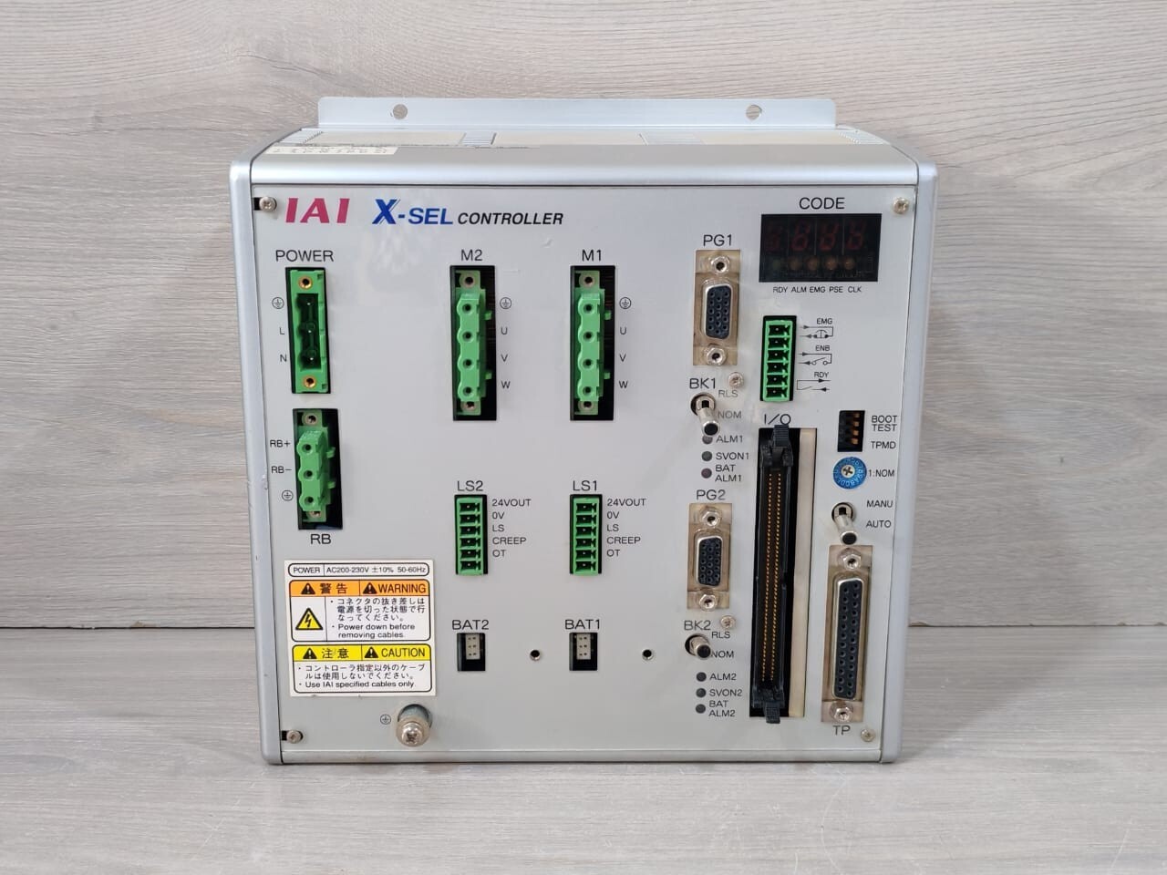 IAI XSEL-J-2-30DI-20IB-N3-EEE-2-2-MT IAI X-SEL-J-2-30DI-20IB-N3-EEE-2-2-MT DRIVE KEYPAD CONTROLLER 6