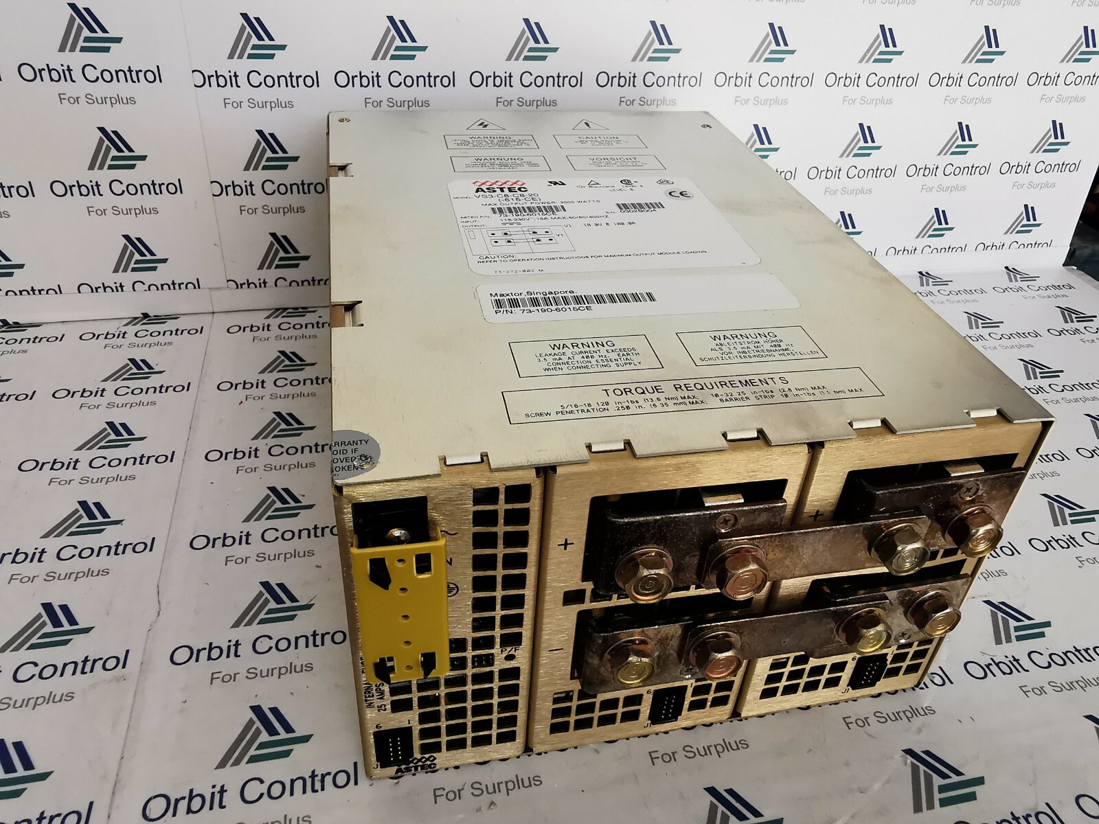 ASTEC VS3-C8-C8-20 (-615-CE) ASTEC VS3-C8-C8-20 (-615-CE) 2000 W VS CONFIGURABLE POWER SUPPLY 7
