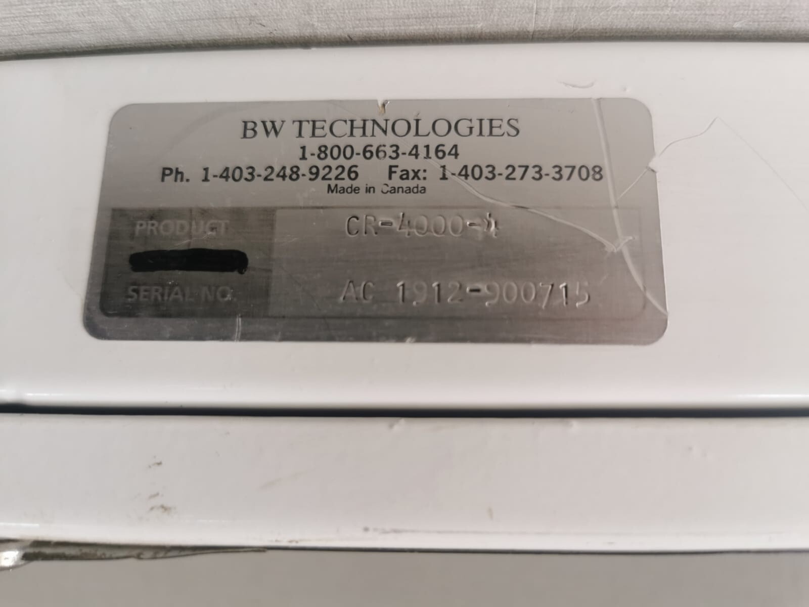 BW Technologies CR-4000-4 BW Technologies CR-4000-4 Independent 4 Channel Controller 7