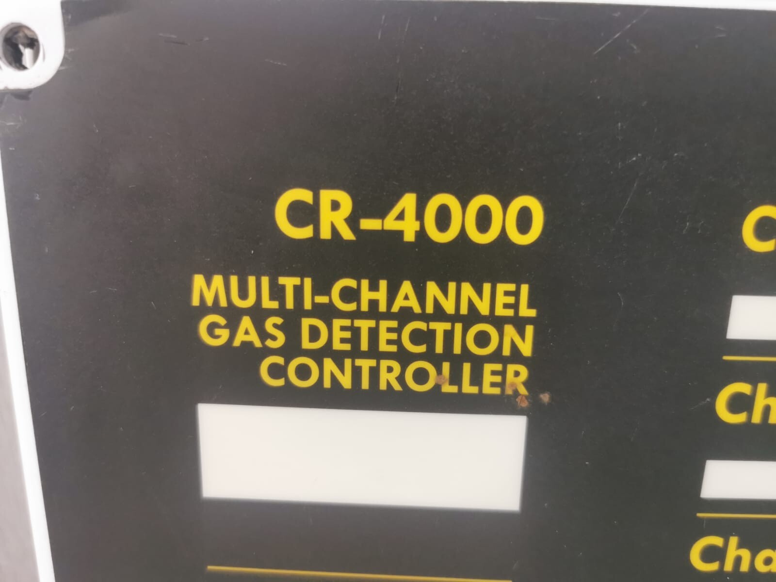 BW Technologies CR-4000 BW TECHNOLOGIES CR-4000 MULTI-CHANNEL GAS DETECTOR CONTROLLER 2