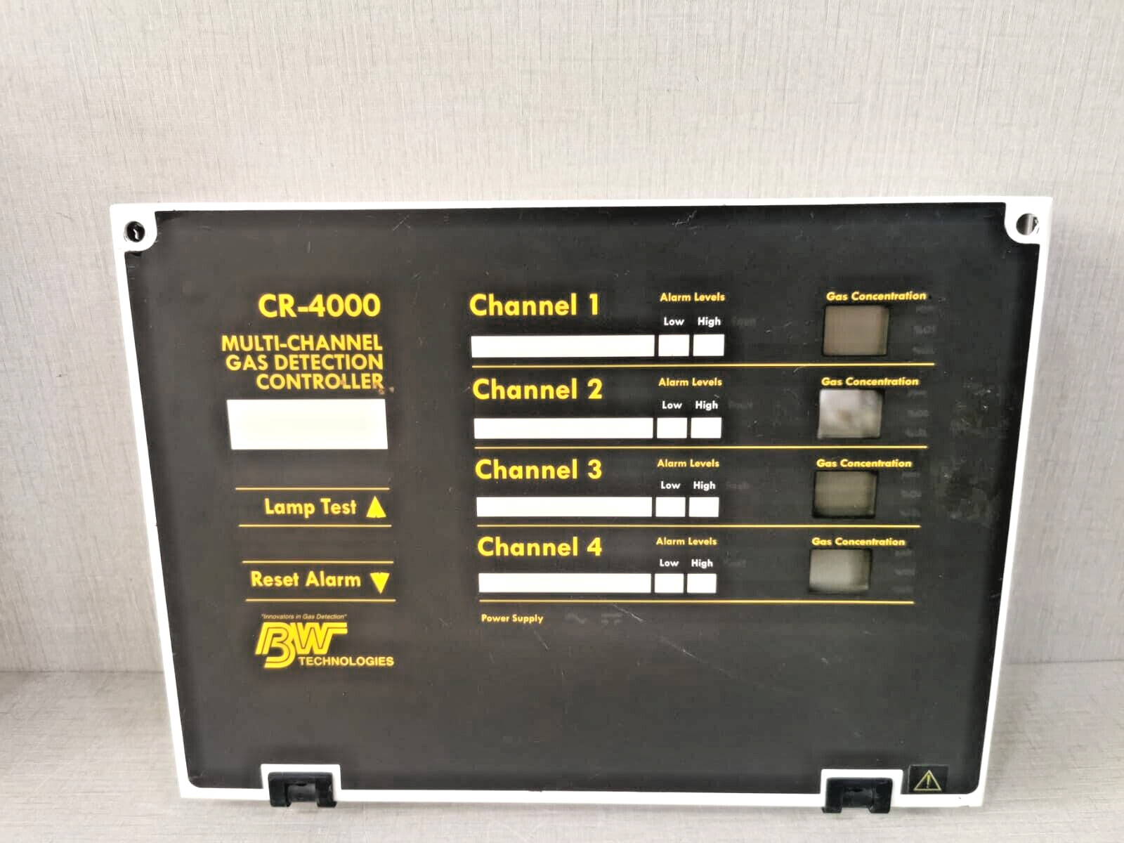 BW TECHNOLOGIES CR-4000 MULTI-CHANNEL GAS DETECTOR CONTROLLER