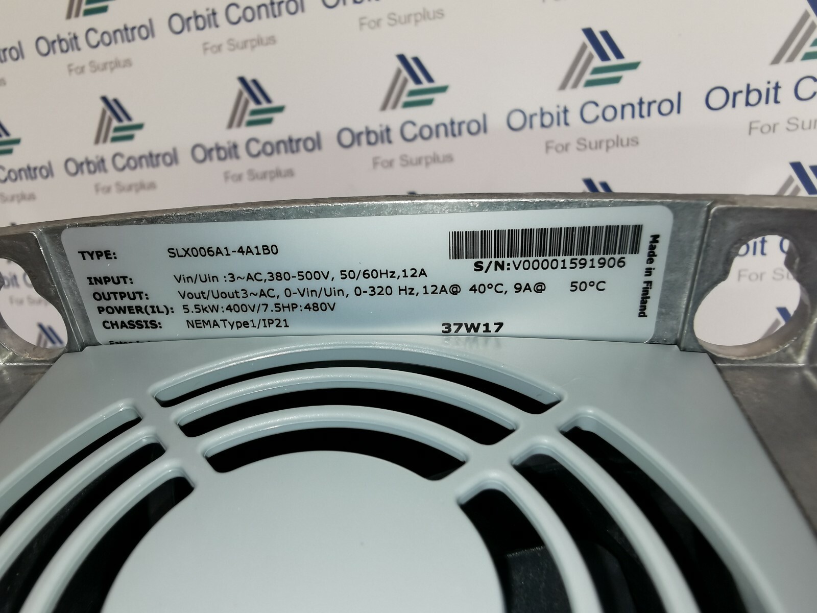 Eaton SLX006A1-4A1B0 Eaton / Cutler Hammer SLX006A1-4A1B0 / SLX9000 / 5.5K.W 7.5 HP 8