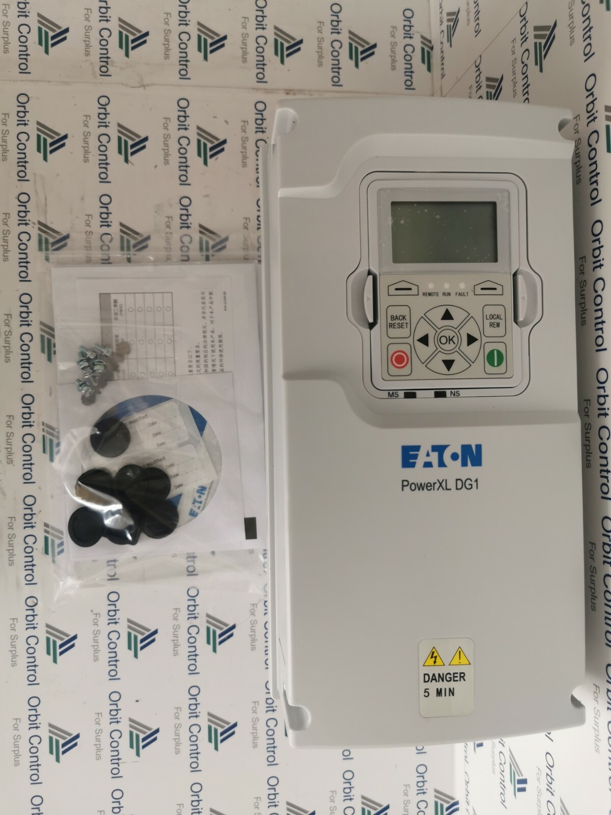 Eaton DG1-354D5FB-C54C DG1-354D5FB-C54C Eaton,PowerXL AC Drives, DG1 VFD Series 3.7KW / 5.0HP 8
