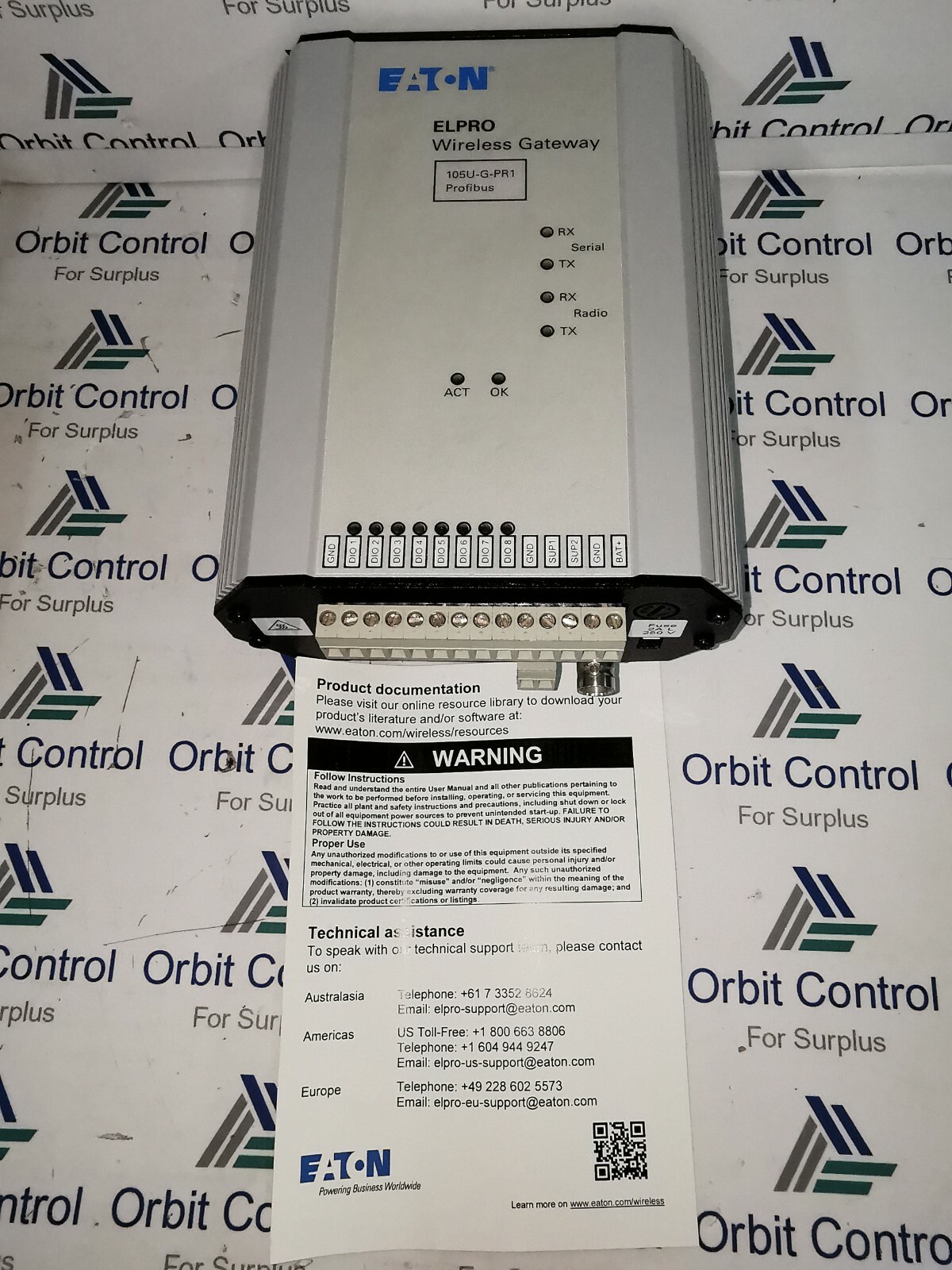 Eaton Elpro 105U-G Wireless Gateway - / 105U-G-PR1-460-500M Profibus